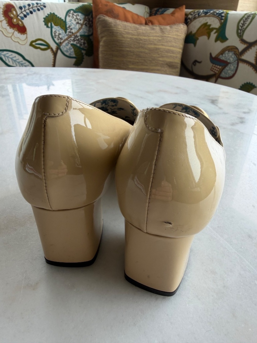 GUCCI Malaga Patent Leather Heels - Picture 3 of 5
